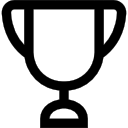 trofeo copa deportiva contorno icon