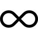 signo infinito icon