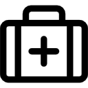 profilo della borsa di pronto soccorso icona