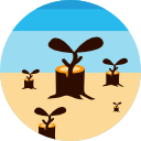 deforestación icon