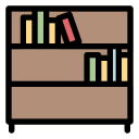 estante para libros icon