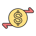 flujo de dinero icon