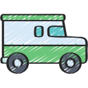 bank vrachtwagen icoon