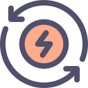 energía renovable icon