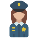 mujer policía icon