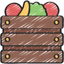 caja de frutas 