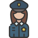 mujer policía icon