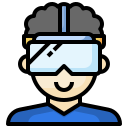 gafas de realidad virtual icon