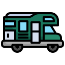 Camper van icon