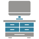 mesa de televisión icon