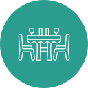 mesa del comedor icon