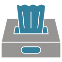 caja de pañuelos icon