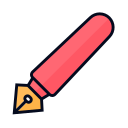 pluma fuente icon