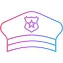 sombrero de policia icon