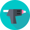 pistola de pegamento icon