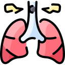 respiración dificultosa 