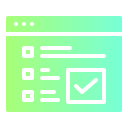 casilla de verificación icon