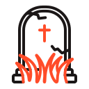 lápida sepulcral icon