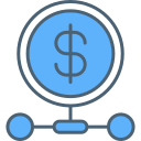 dinero digital icon