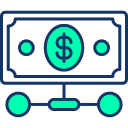 dinero digital icon