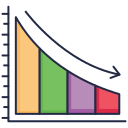 disminución icon