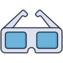 gafas 3d icon