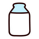 botella de leche 