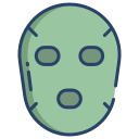 máscara facial icon