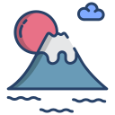 montaña fuji icon