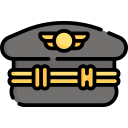 sombrero de piloto icon