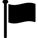 forme remplie de drapeau 