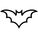contorno de morcego 