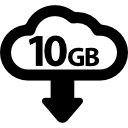 descarga de 10 gb icon