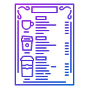 menú de café icon