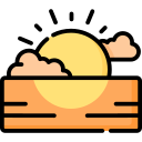 puesta de sol icon