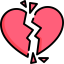 corazón roto icon