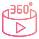 video 360 icon