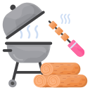 parrilla de barbacoa icon