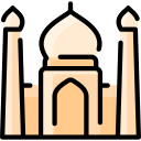 taj mahal icon