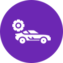 servicio de auto icon