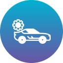 servicio de auto icon