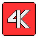 película 4k icon