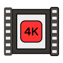 película 4k icon