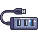 concentrador usb icon