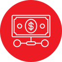 dinero digital icon