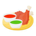 pollo frito icon