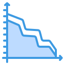 gráfico de área icon