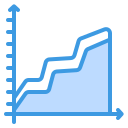 gráfico de área icon