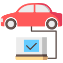 servicio de auto icon