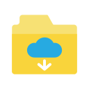 descarga en la nube icon